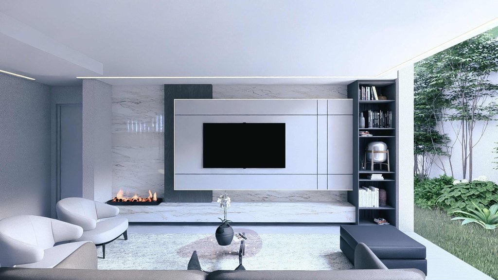Modern interior living space